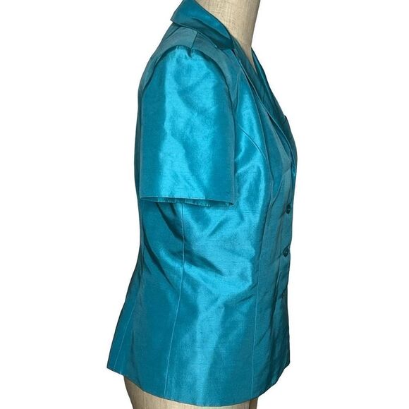 Liz Claiborne 100% Silk Dress Coat - Picture 2 of 6